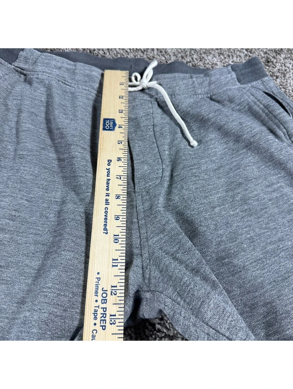 J Crew Sportswear Tapered Workout Jogger Sweatpants in Gray Colorway  Large